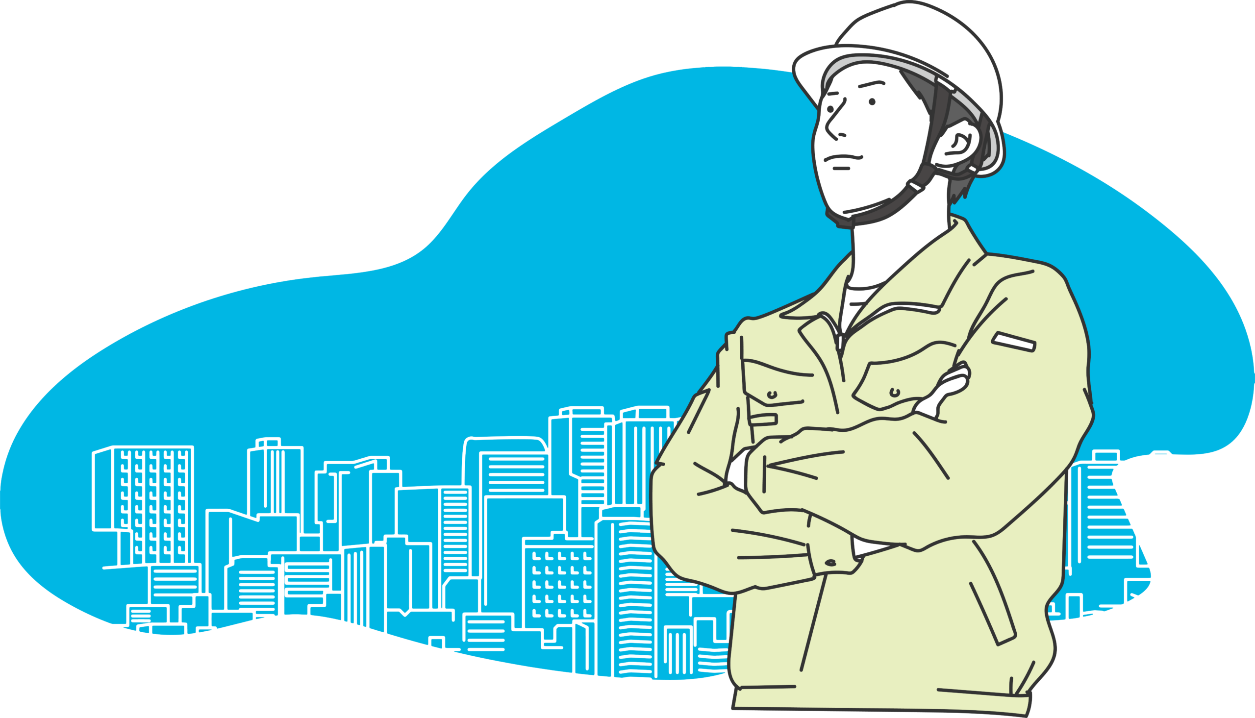 建築現場のイラスト